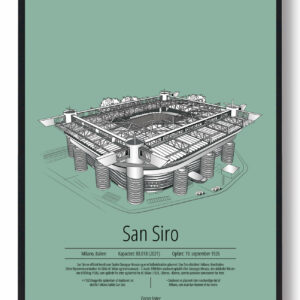 San Siro - Inter Milan mintgrøn