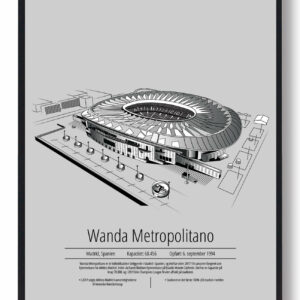 Wanda Metropolitano - Atlético Madrid grå