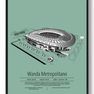 Wanda Metropolitano - Atlético Madrid mintgrøn