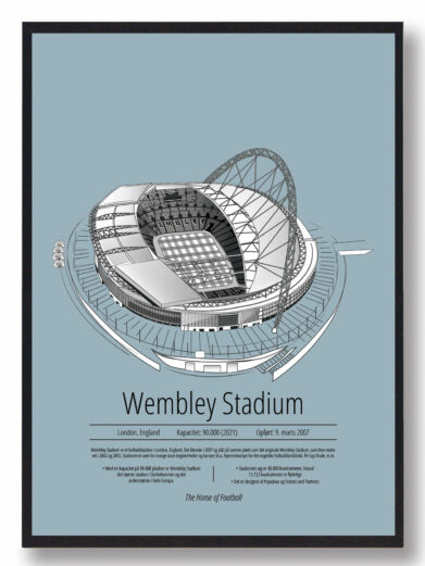 Wembley - stadion lyseblå