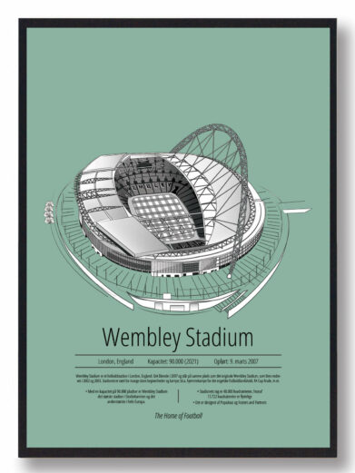 Wembley - stadion mintgrøn