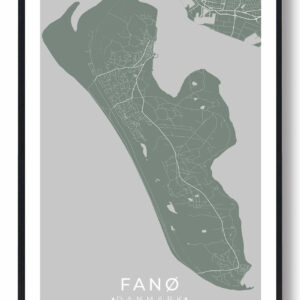 Fanø plakat - grøn