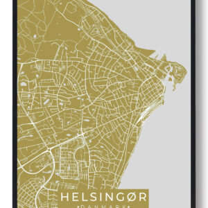Helsingør plakat - gul