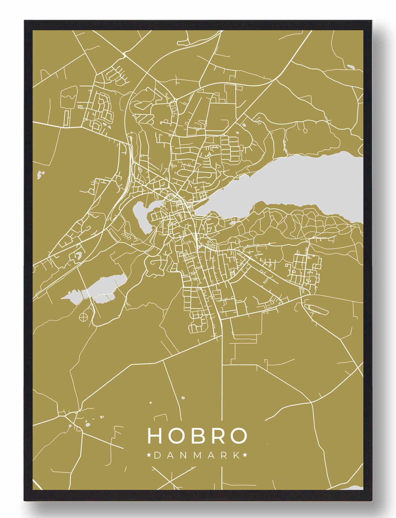 Hobro plakat - gul