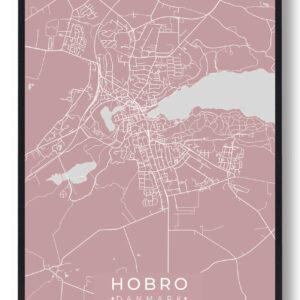 Hobro plakat - rosa