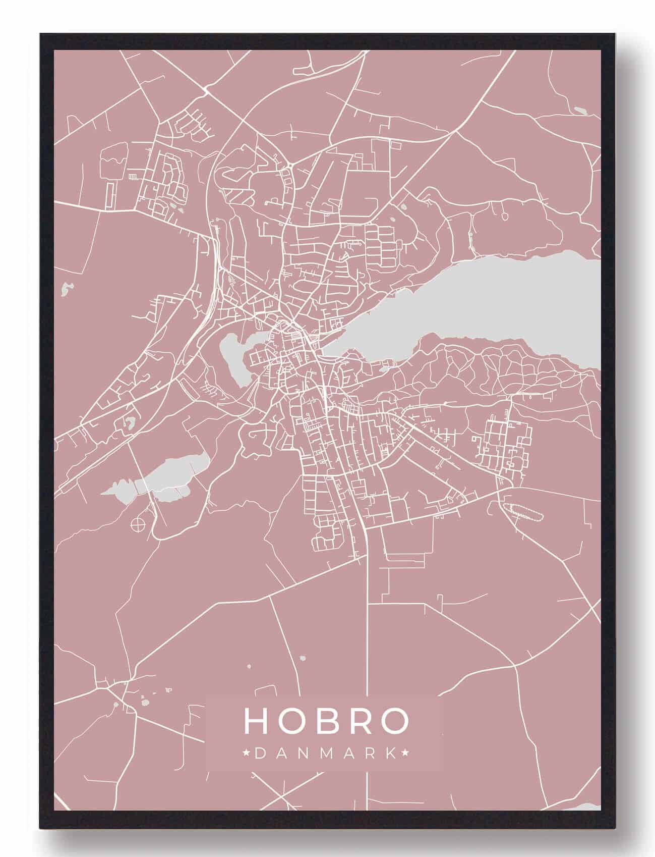 Hobro plakat - rosa