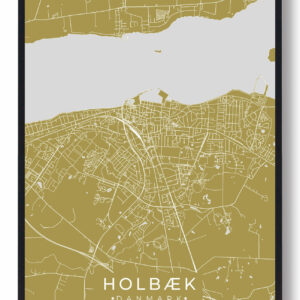 Holbæk plakat - gul