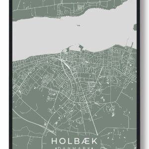Holbæk plakat - grøn