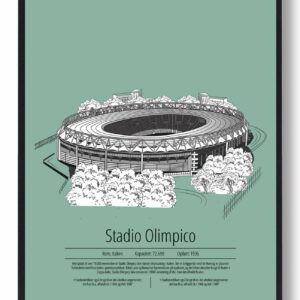 Stadio Olimpico - Roma mintgrøn
