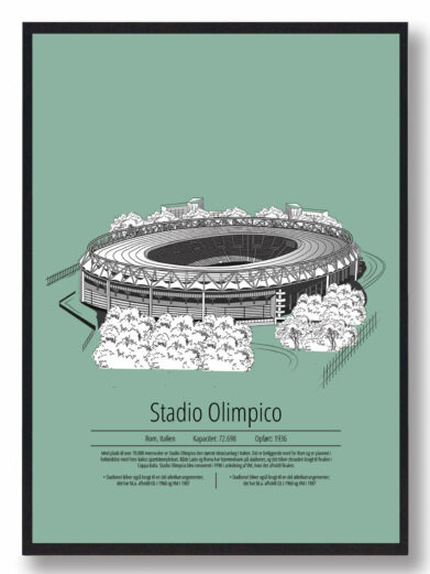 Stadio Olimpico - Lazio mintgrøn
