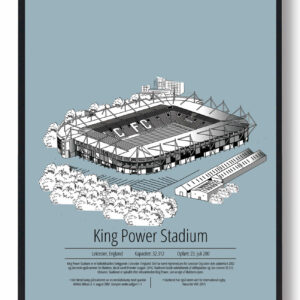 King Power - Leicester lyseblå