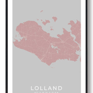 Lolland plakat - rosa