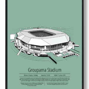 Lyon - Parc Olympique Lyonnais mintgrøn