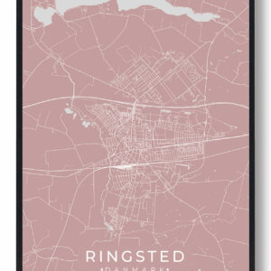 Ringsted plakat - rosa