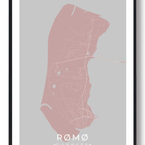 Rømø plakat - rosa
