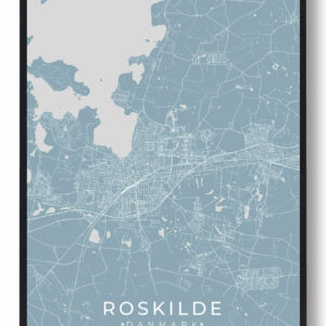 Roskilde - lyseblå