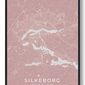 Silkeborg plakat - rosa