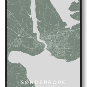 Sønderborg plakat - grøn