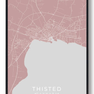 Thisted plakat - rosa