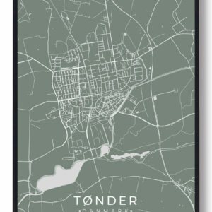 Tønder plakat - grøn