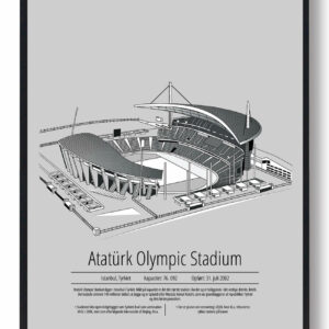 Atatürk Stadion - Atatürk grå