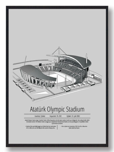 Atatürk Stadion - Atatürk grå