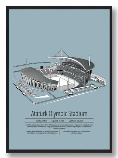 Atatürk Stadion - Atatürk lyseblå