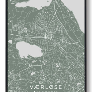 Værløse plakat - grøn