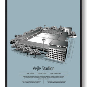 Vejle Stadion lyseblå
