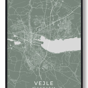 Vejle plakat - grøn