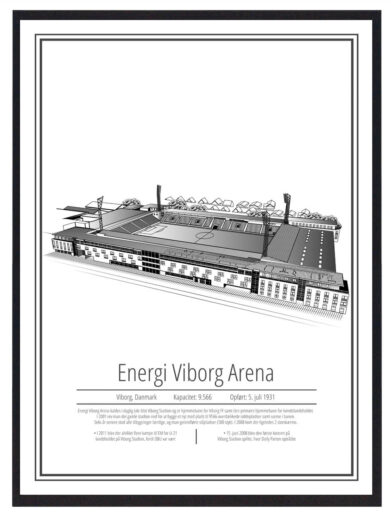 Energi Viborg Arena – plakat