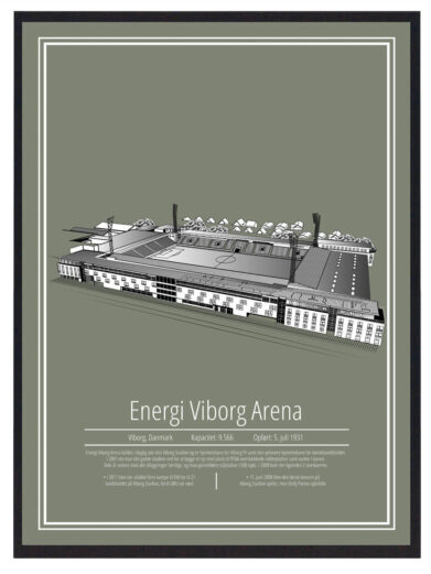 Energi Viborg Arena – plakat