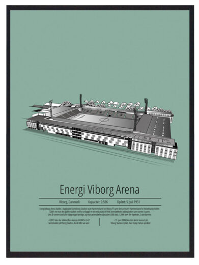 Energi Viborg Arena - mintgrøn