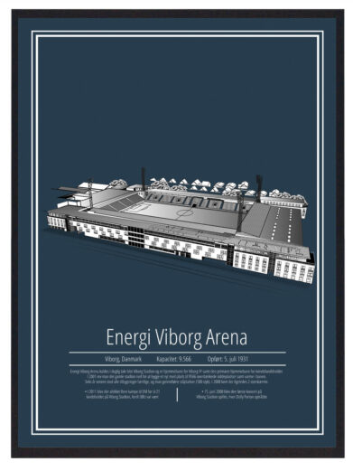 Energi Viborg Arena – plakat