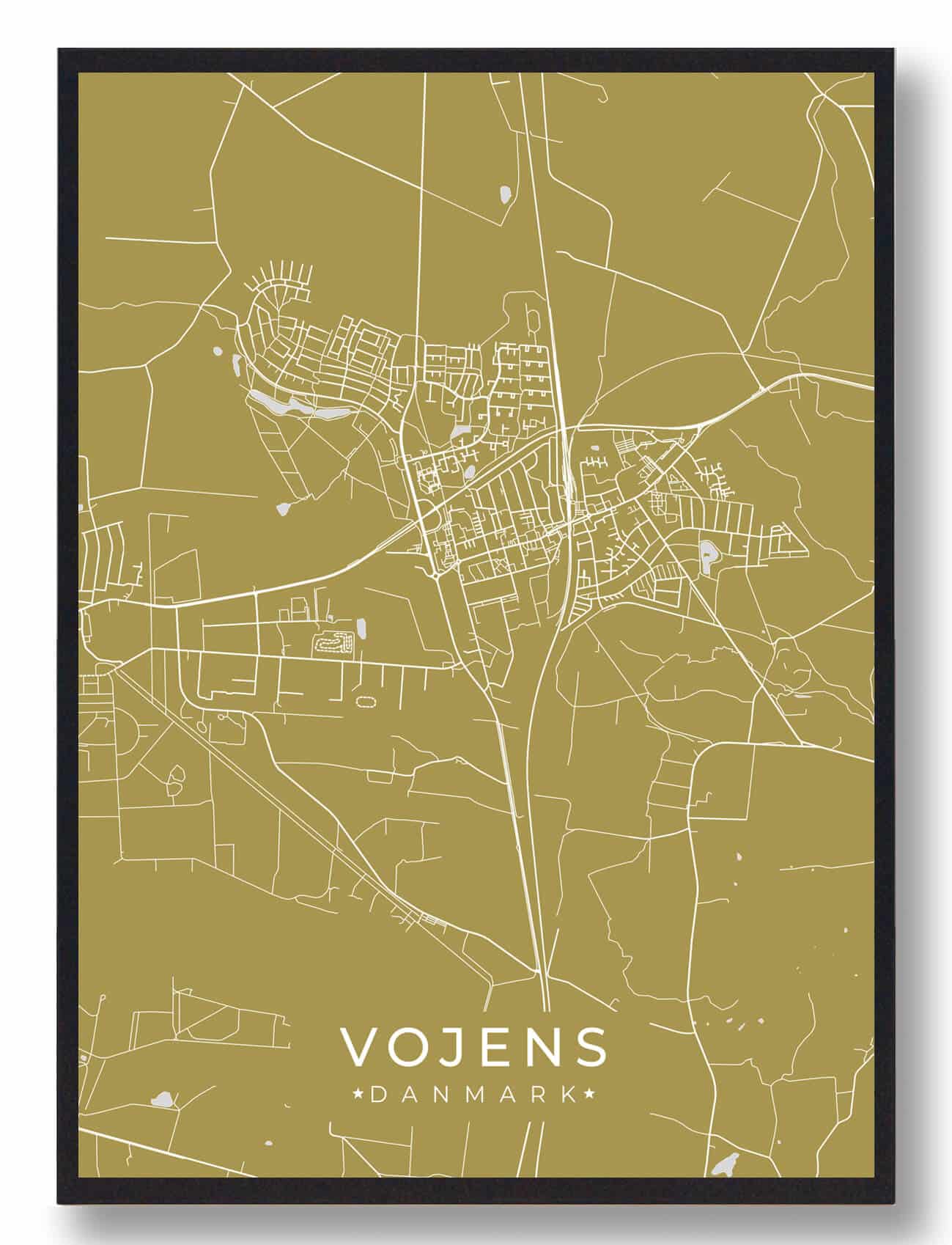 Vojens plakat - gul