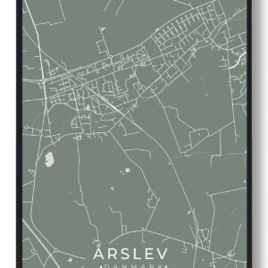 Årslev plakat - grøn