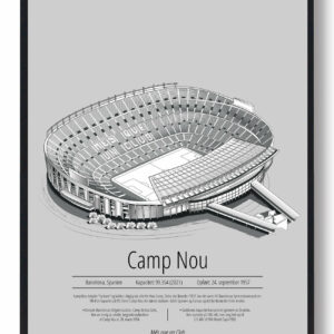 Camp Nou Barcelona - grå