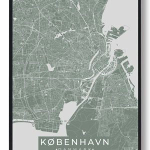København plakat - grøn