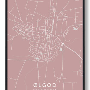 Ølgod plakat - rosa