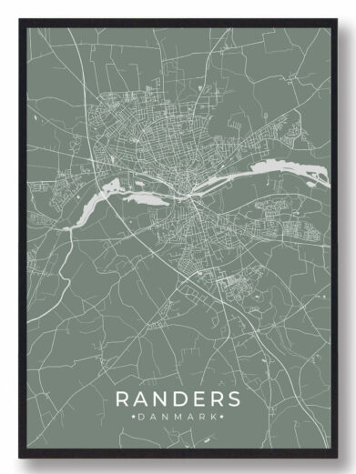 Randers plakat - grøn