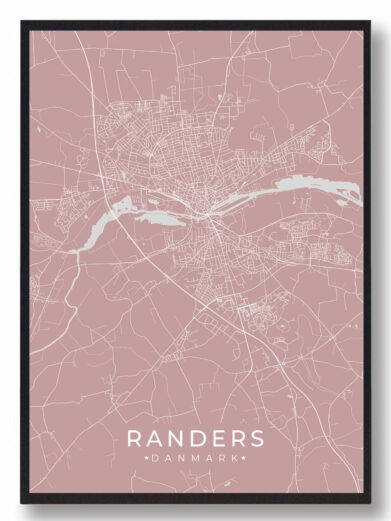 Randers plakat - lyserød