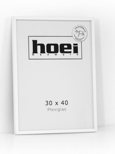 30x40cm Hvid ramme - Hoei Denmark