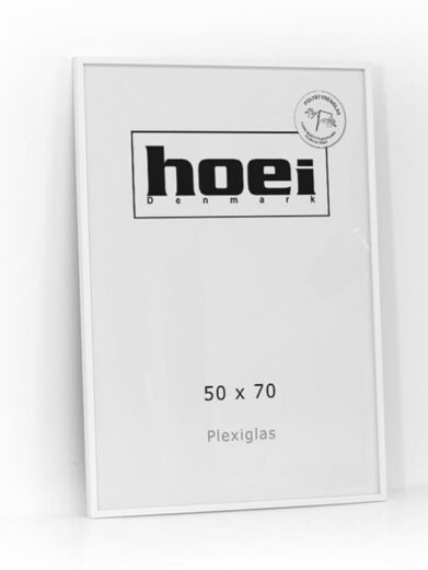 50x70cm Hvid ramme - Hoei Denmark