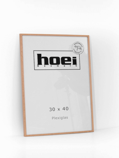 30x40cm Massiv Eg - Hoei Denmark ramme