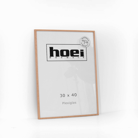 30x40cm Massiv Eg - Hoei Denmark ramme