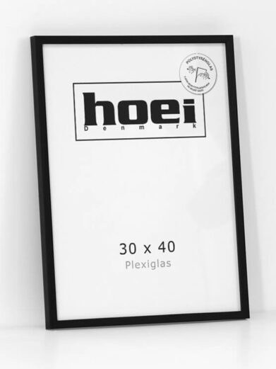 30x40cm Sort ramme - Hoei Denmark