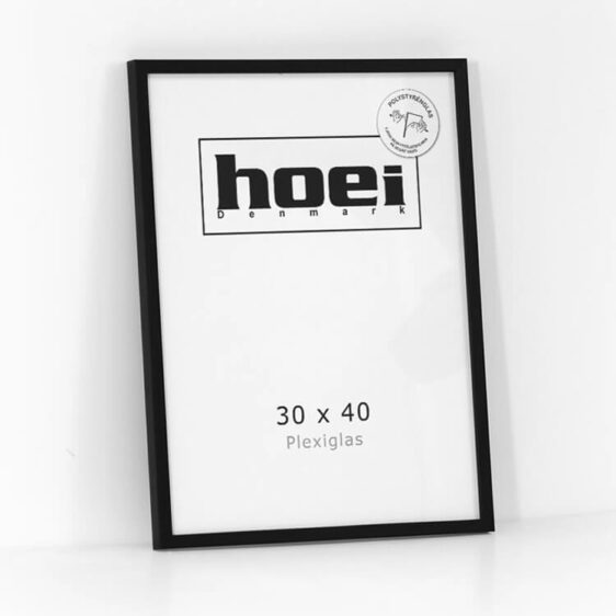 30x40cm Sort ramme - Hoei Denmark