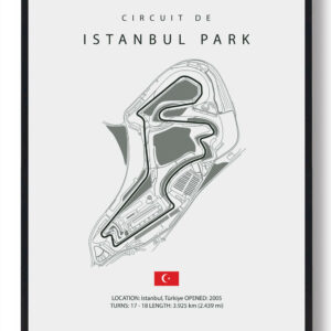 Istanbul Park - Formel 1 lys plakat