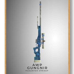AWP Gungnir - CS gamerplakater