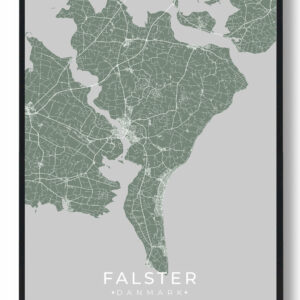 Falster plakat - grøn